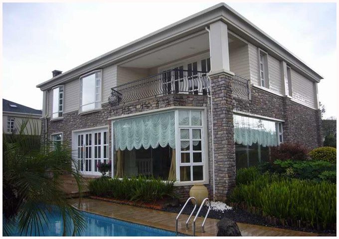 现在别墅门窗系统工程(图1)